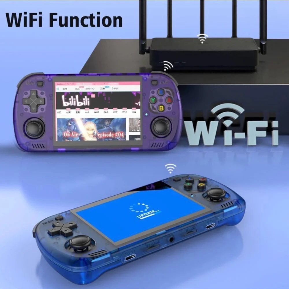 R36H Pro Max Retro Handheld Gaming Console (Black)